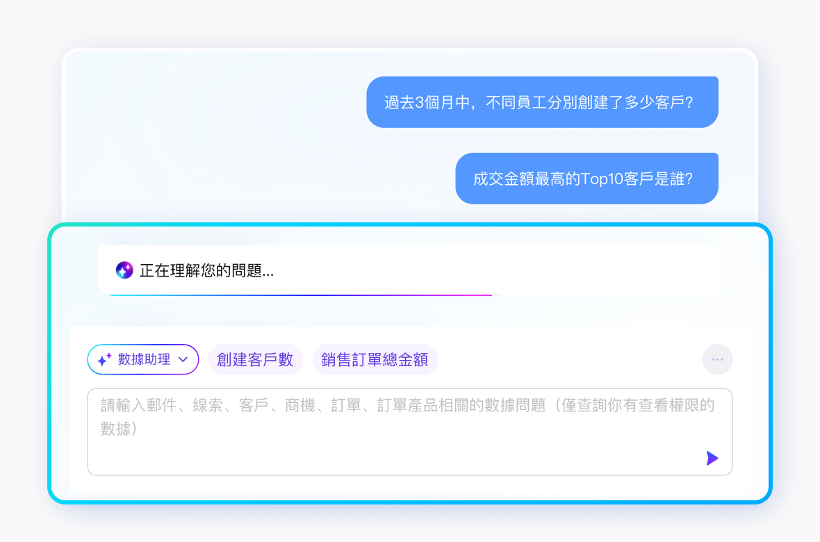 AI 數據助理：隨問隨答，數據報告秒速生成