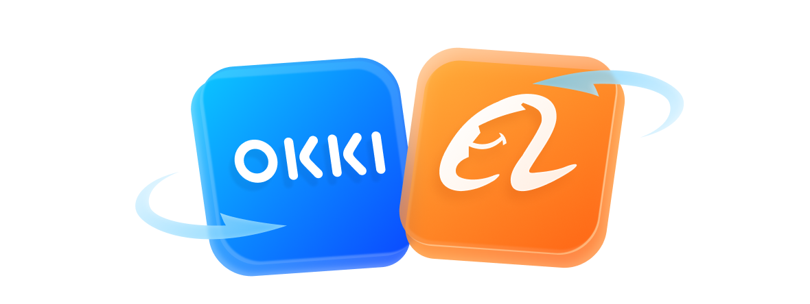 alibaba.com X okki logo